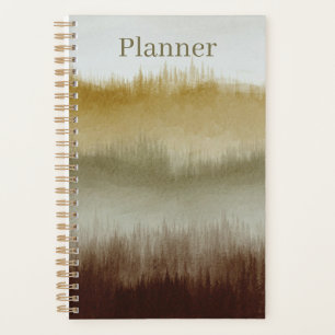 Planificateur d'art aquarelle 5,5 x 8,5 Marron