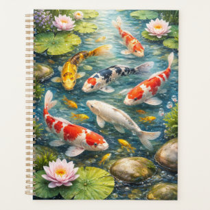 Planificateur de bassin de carpes koï serein