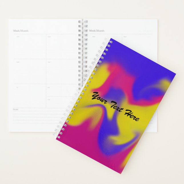 Planificateur de boues coloré (Devant avec enveloppe)