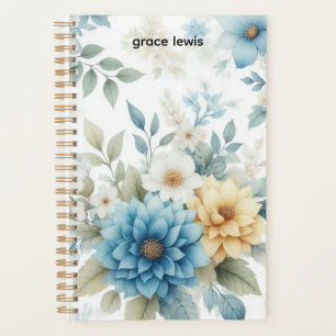 Planificateur de bureau personnalisé à motif flora