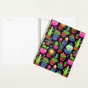 Planificateur de Cactus Kawaii