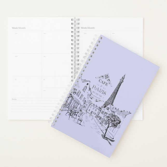 Planificateur de café Paris (Devant avec enveloppe)