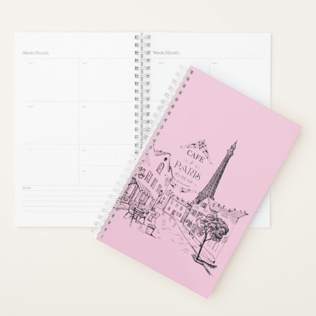 Planificateur de café Paris (Devant avec enveloppe)