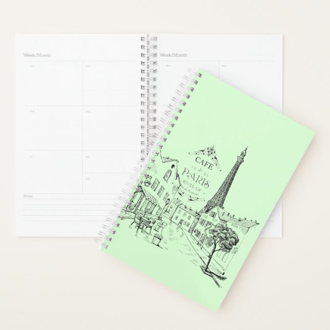 Planificateur de café Paris (Devant avec enveloppe)