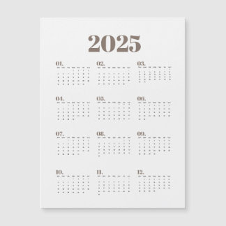 Planificateur de calendrier 2025