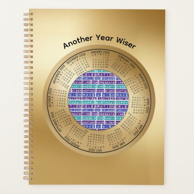 Planificateur de calendrier 2026 citation Une autr (Devant)