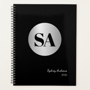 Planificateur de calendrier à logo monogramme arge
