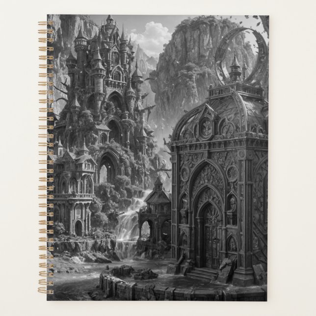 planificateur de calendrier d'art numérique IA (Devant)