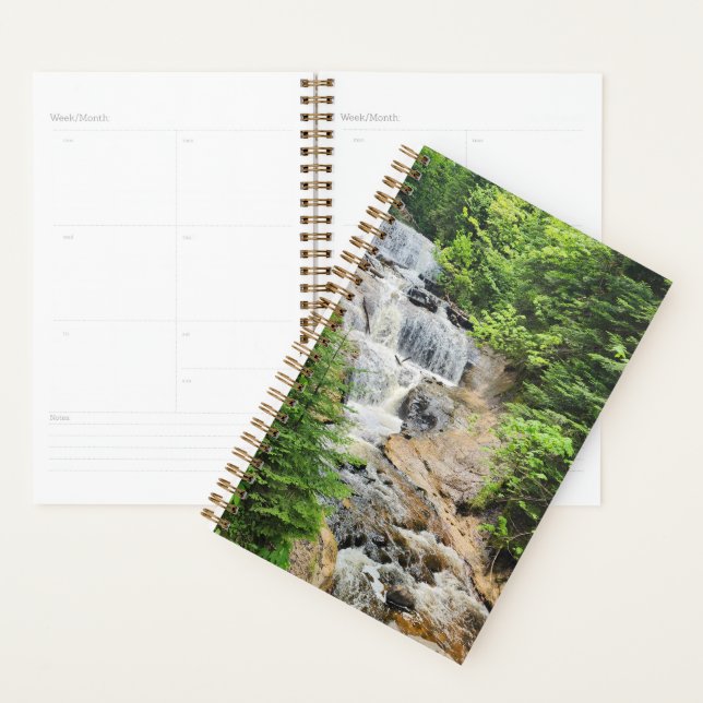 Planificateur de Cascade de Montagne (Devant avec enveloppe)