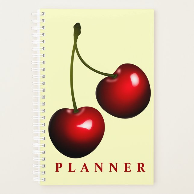 Planificateur de cerises avec des couleurs personn (Devant)