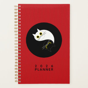 Planificateur de chat Zen Yin Yang