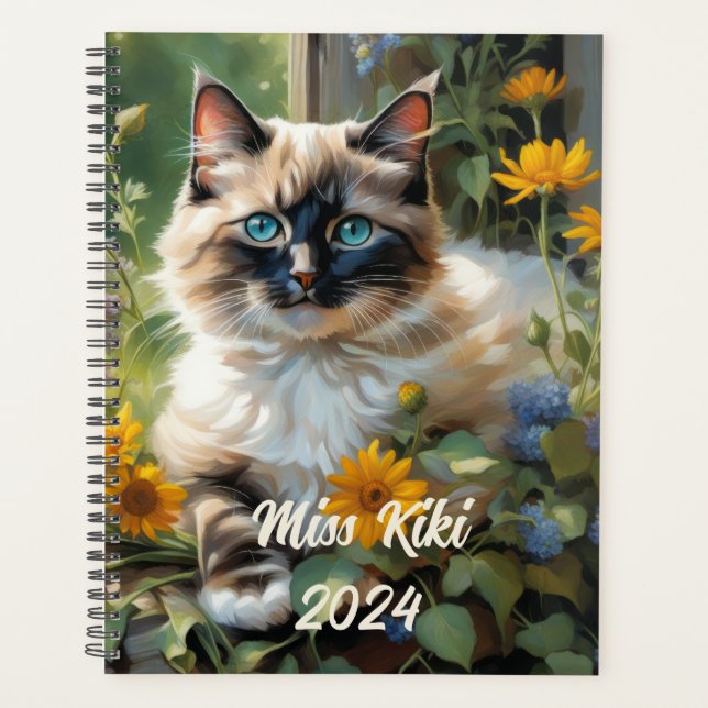 Planificateur de chats Ragdoll personnalisable (Devant)