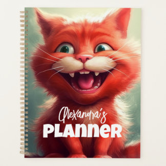 Planificateur de chats rouges personnalisé pour Am