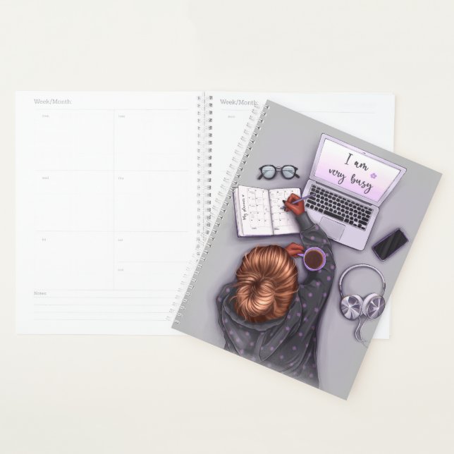 Planificateur de chef de fille (Devant avec enveloppe)