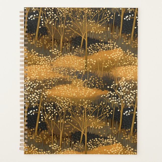Planificateur de Chiyogami Bois d'automne (Devant)