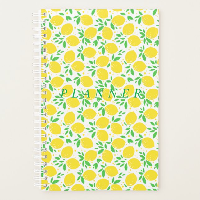 Planificateur de citrons jaunes (Devant)