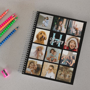 Planificateur de Collage de Photos à Monogramme Te