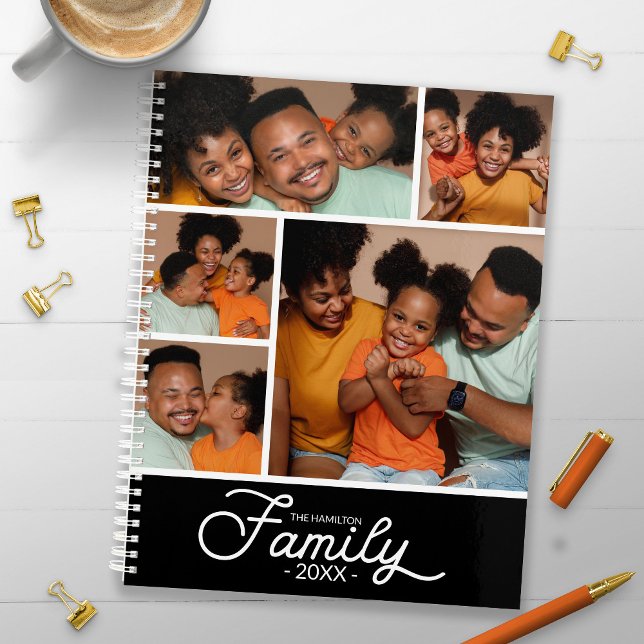 Planificateur de collage de photos de famille mode (Créateur téléchargé)