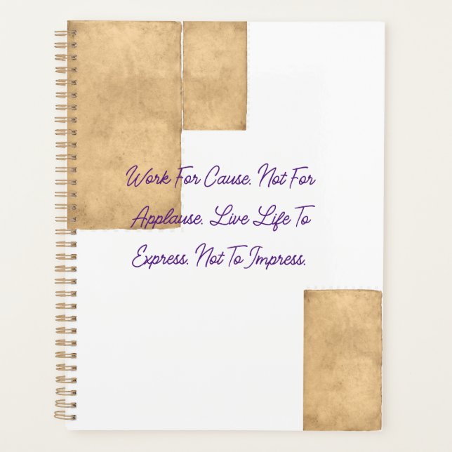 Planificateur de conception vintage (Devant)