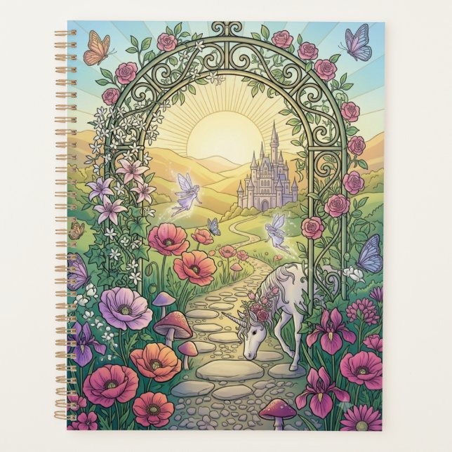 Planificateur de conte de fées pour filles et femm (Devant)