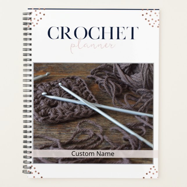 Planificateur de Crochet Or rose (Devant)