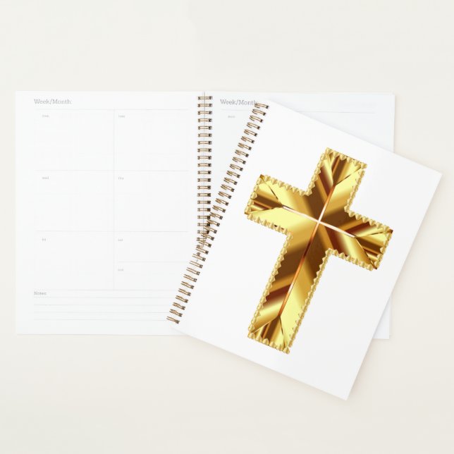 PLANIFICATEUR DE CROIX SAINTE EN OR (Devant avec enveloppe)