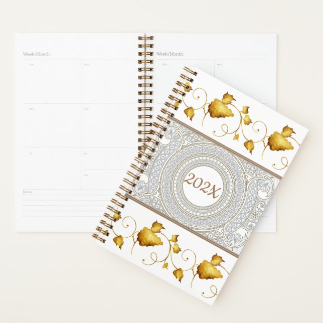 Planificateur de date personnalisé annuel (Devant avec enveloppe)