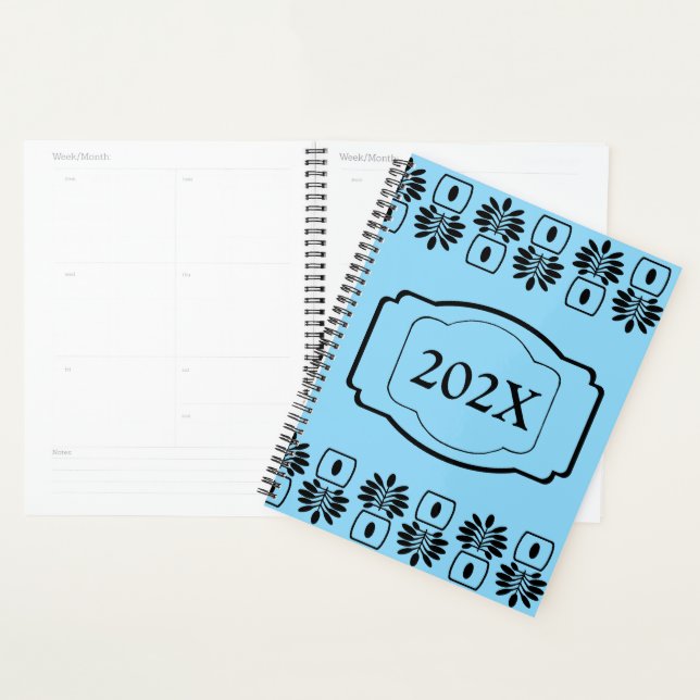 Planificateur de dates annuel personnalisé (Devant avec enveloppe)