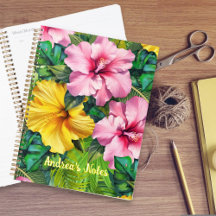Planificateur de design tropical Hibiscus