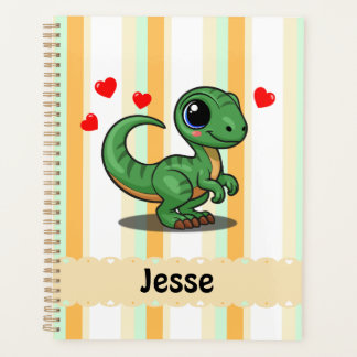 Planificateur de dinosaure Vélociraptor personnali