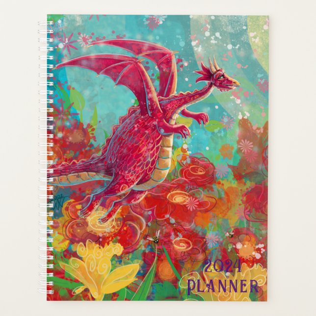 Planificateur de dragon de fleurs (Devant)