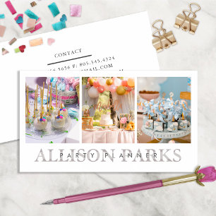 Planificateur de fête / Autre Carte de visite