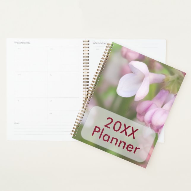 Planificateur de floraison de lilas (Devant avec enveloppe)