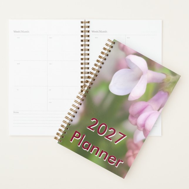 Planificateur de floraison de lilas (Devant avec enveloppe)