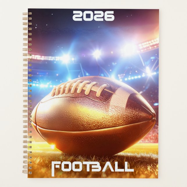 Planificateur de FOOTBALL 2026 (Devant)