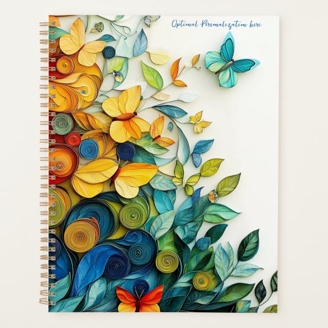 Planificateur de jardin de papillons enchantés (Devant)