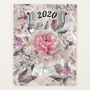 Planificateur de jour annuel en roses