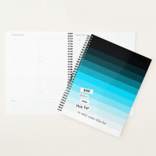 Planificateur de jour Cyan Blue