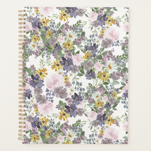 Planificateur de jour floral de printemps (Devant)