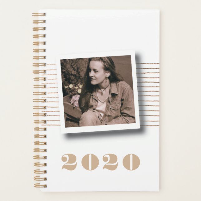 Planificateur de journal photo personnalisé 2020 (Devant)