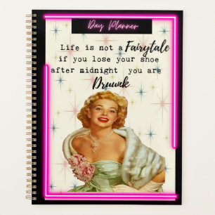 Planificateur de journée/Journal drôle pour femmes