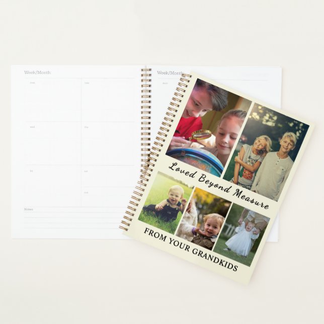 Planificateur de la Fête des Grands-Parents – Aimé (Devant avec enveloppe)