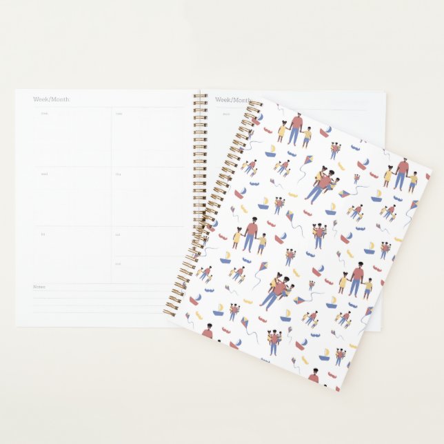 Planificateur de la Fête des Pères (Devant avec enveloppe)