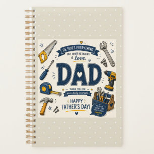 Planificateur de la fête des pères 'Papa répare to