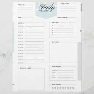 Planificateur de liste des tâches quotidiennes Day