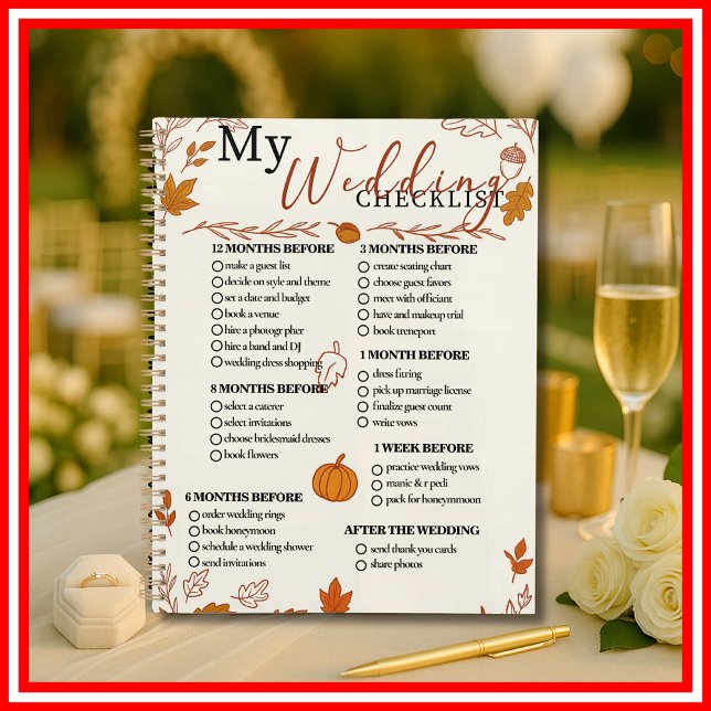 Planificateur de mariage d'automne  (Créateur téléchargé)
