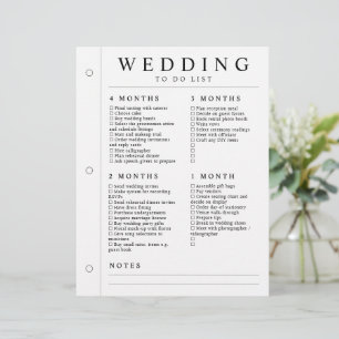 Planificateur de mariage minimal 4 mois - 1 semain