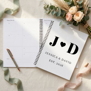 Planificateur de mariage minimaliste pour couple f