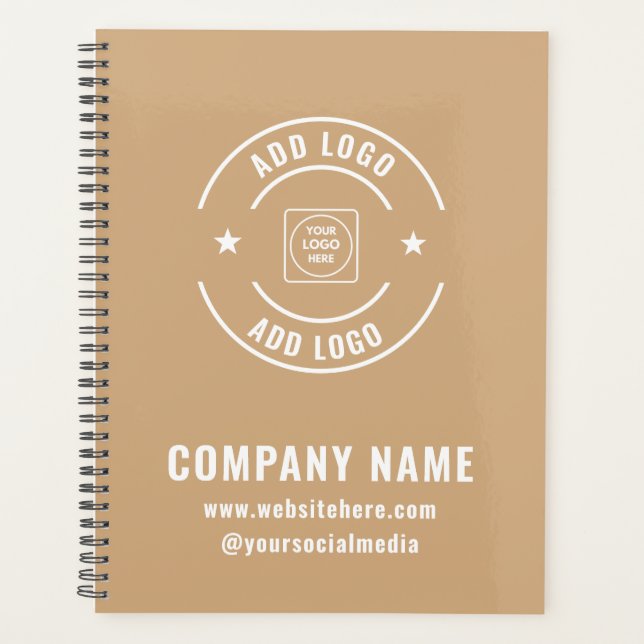 Planificateur de marque de logo d'entreprise perso (Devant)