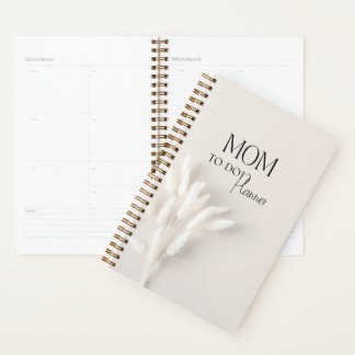 Planificateur de mom beige minimaliste